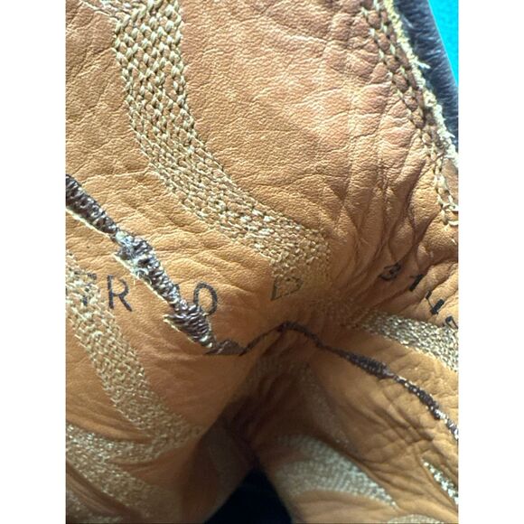 Lucchese 3145 Handmade Western Cowboy Boots Brown Tan Leather Men’s Size 10 D US